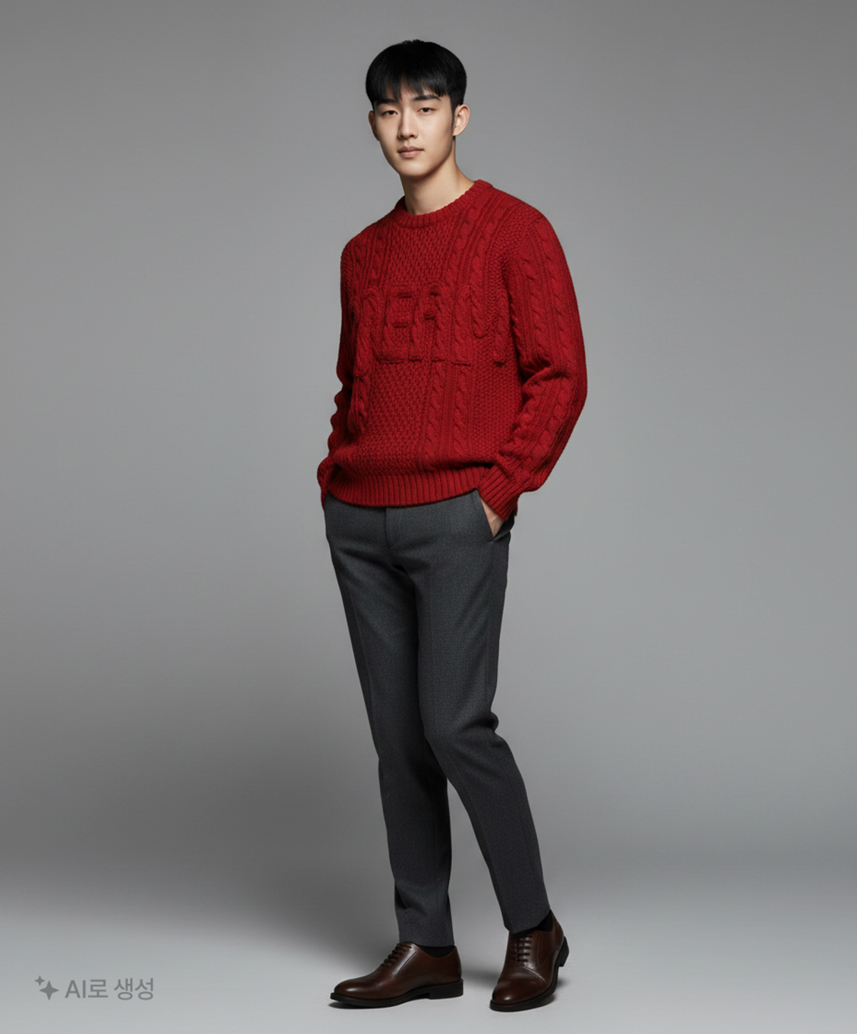마틴플랜(MARTIN PLAN) Bretzel Plan Knit - RED S