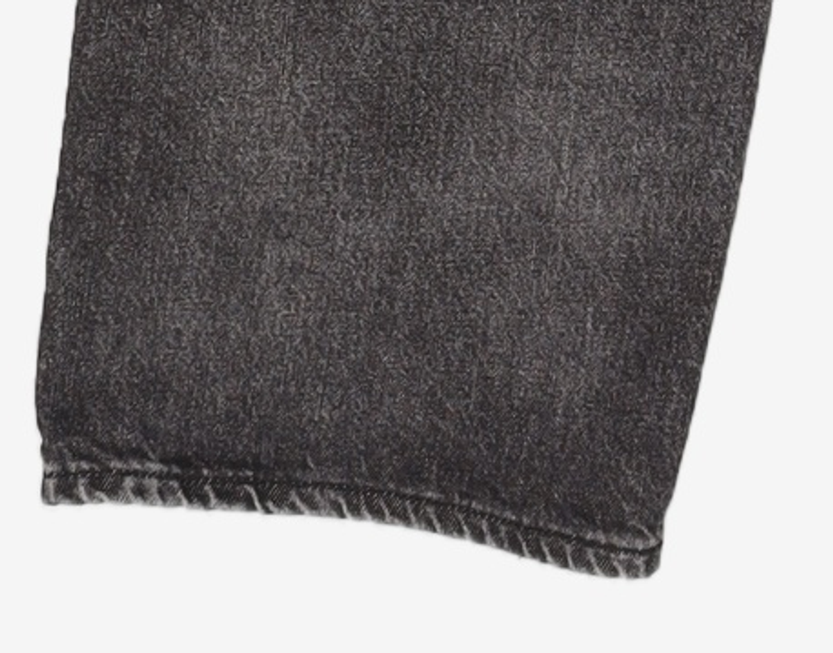 마틴플랜(MARTIN PLAN) Contrast Laser Jeans - BLACK M
