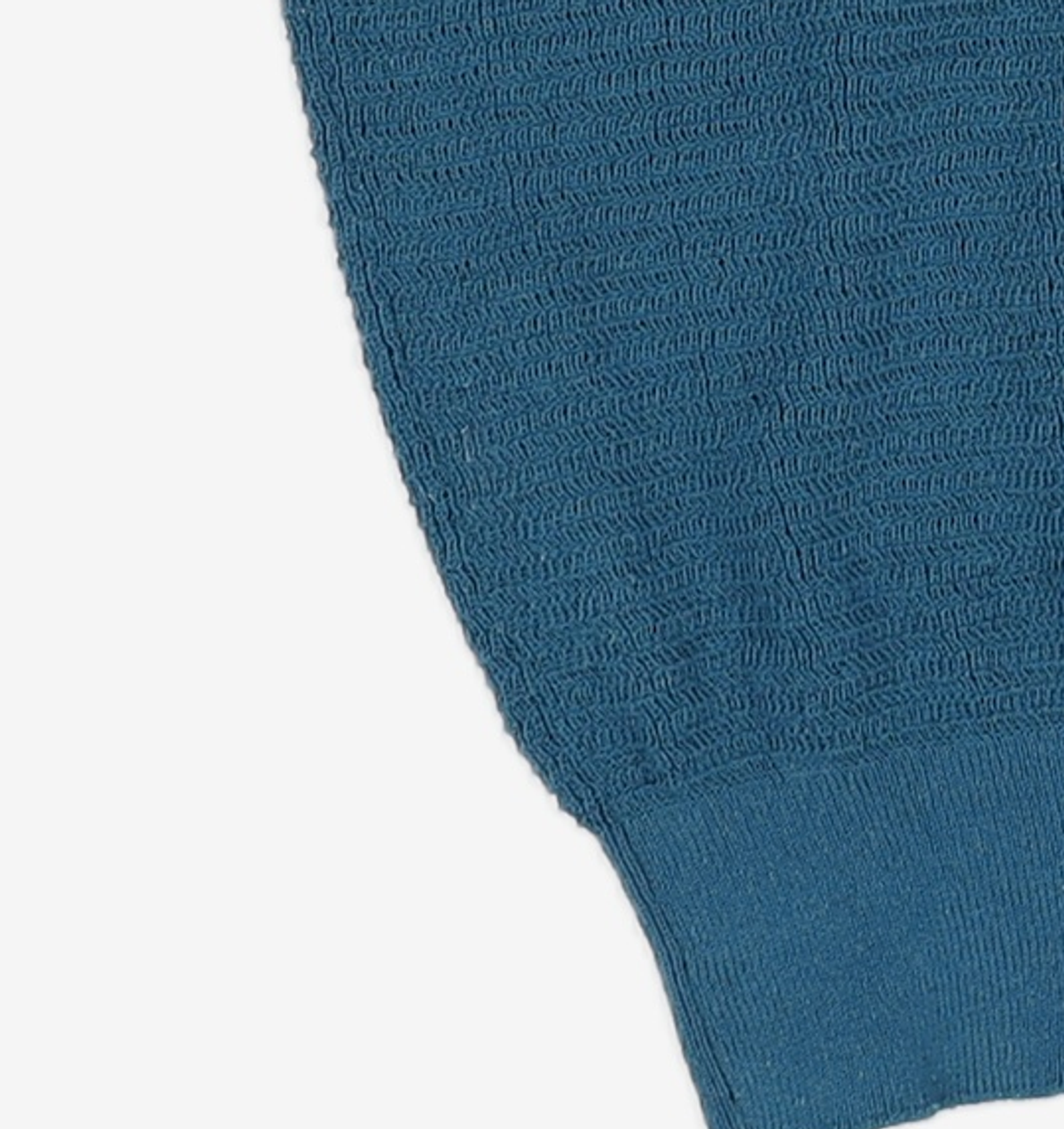엔니튜드(ENNITTUDE) 린넨 크로셰 카라 니트 [틸블루] 85