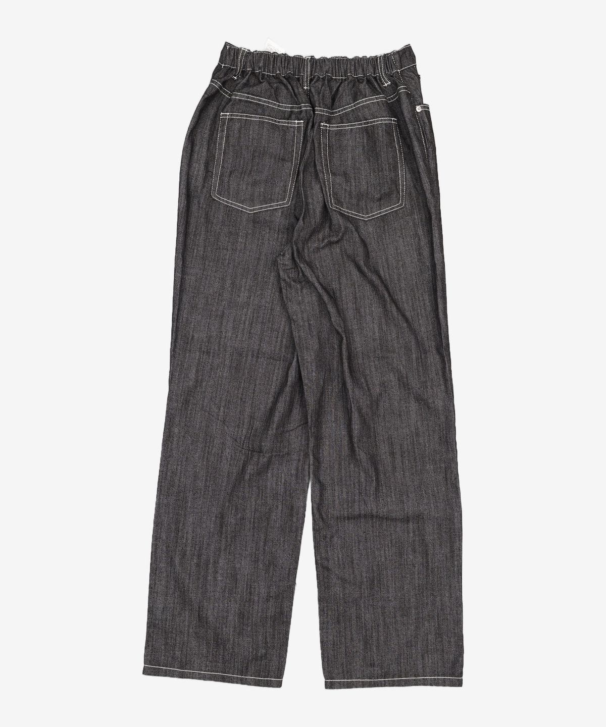 데이(THEY) 논페이드 와이드 밴딩 데님 (Summer.Ver)_BLACK DENIM M