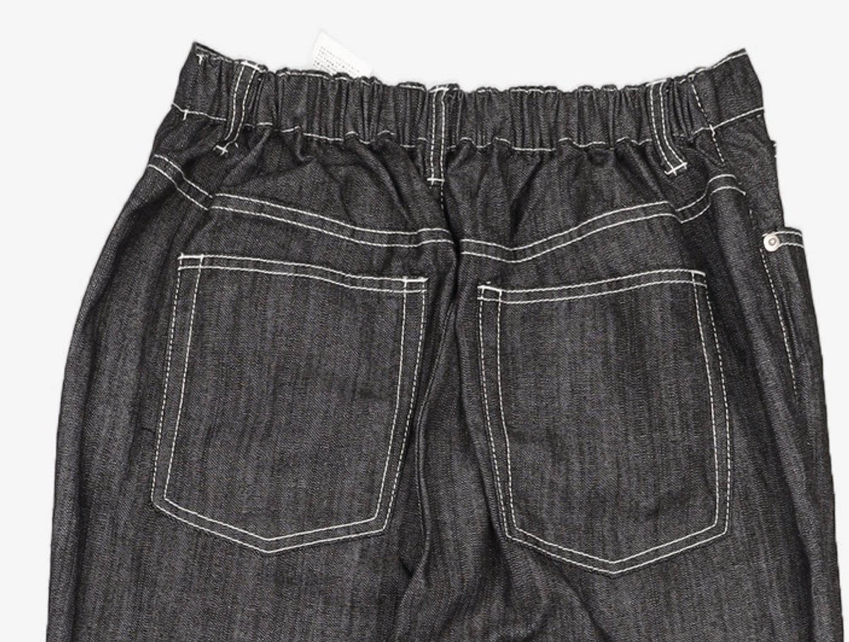 데이(THEY) 논페이드 와이드 밴딩 데님 (Summer.Ver)_BLACK DENIM M