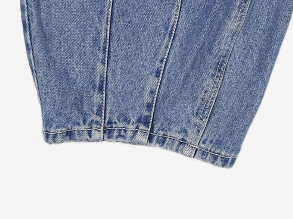 데케트(DECET) [크링클워싱]Balloon Wide Jeans DCPT055CRBlue 28