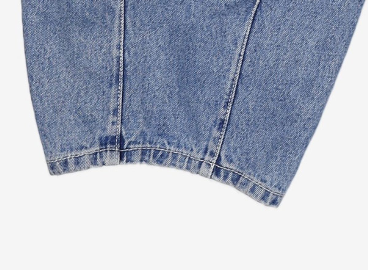 데케트(DECET) [크링클워싱]Balloon Wide Jeans DCPT055CRBlue 28