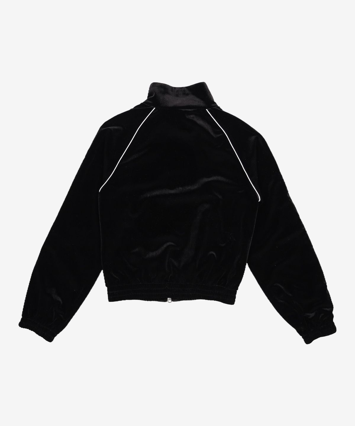 브라운브레스(BROWNBREATH) W TAG VELVET ZIP UP - BLACK S