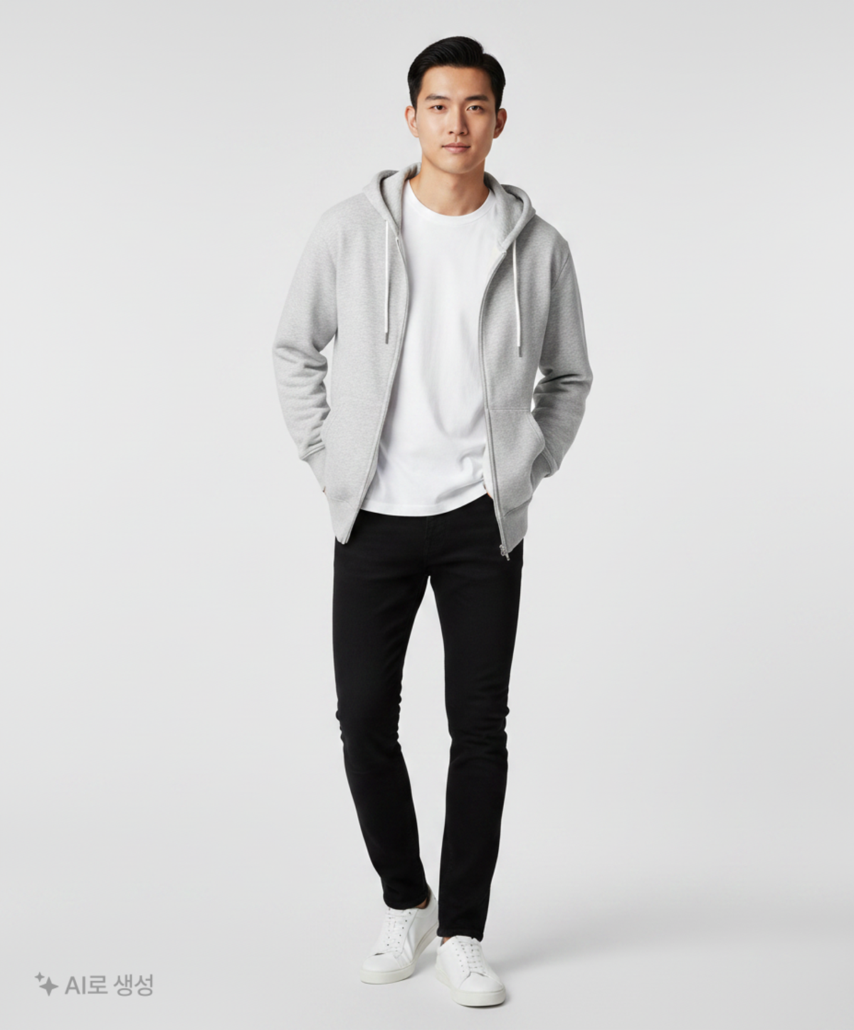 스파오(SPAO) 후드 집업 S