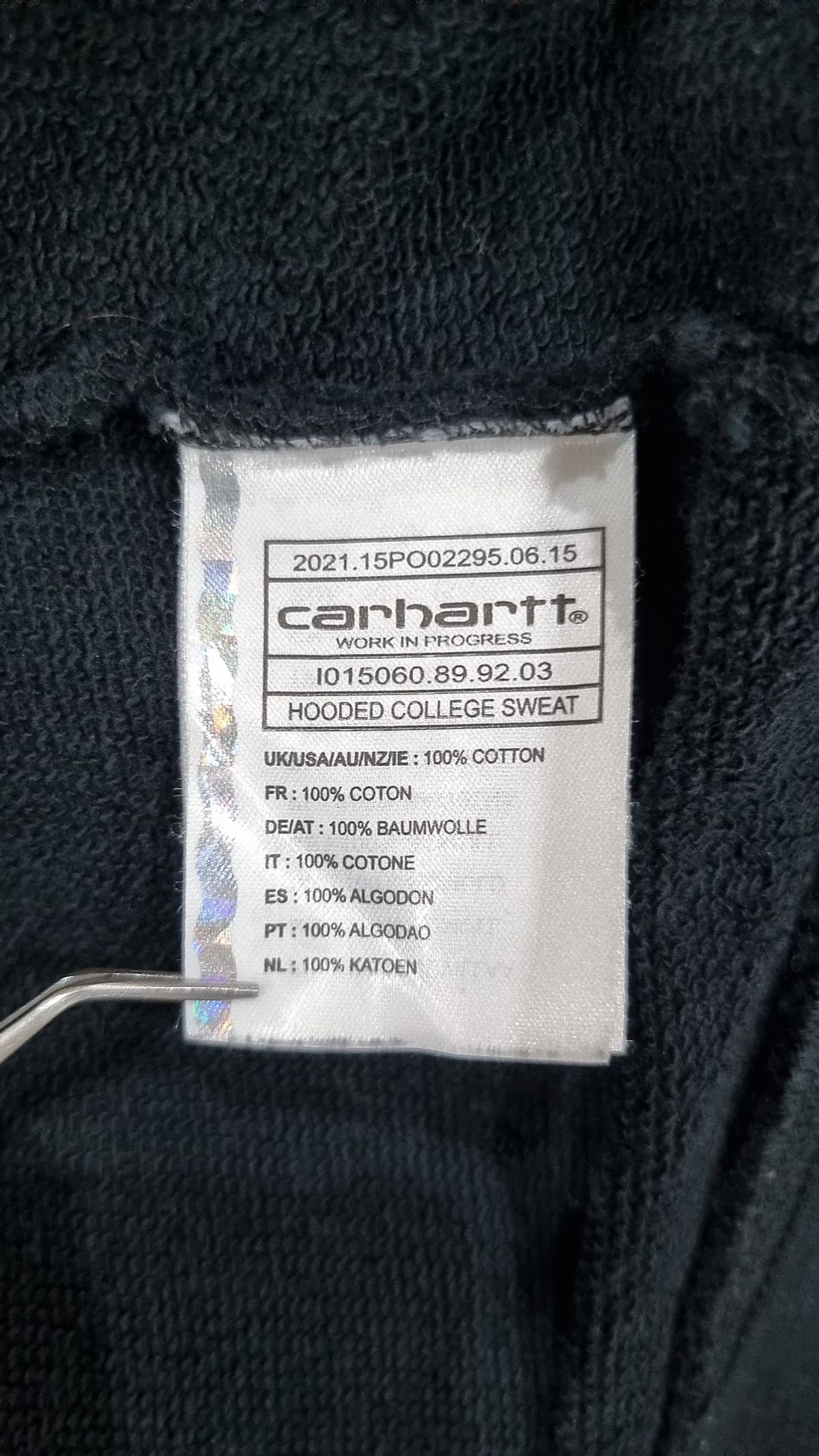 칼하트WIP(CARHARTT WIP) 후드 티셔츠 M