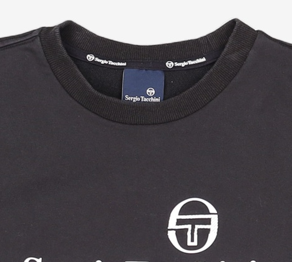 세르지오 타키니(SERGIO TACCHINI) W 모던 CP 로고 라운드넥 반팔 맨투맨 M