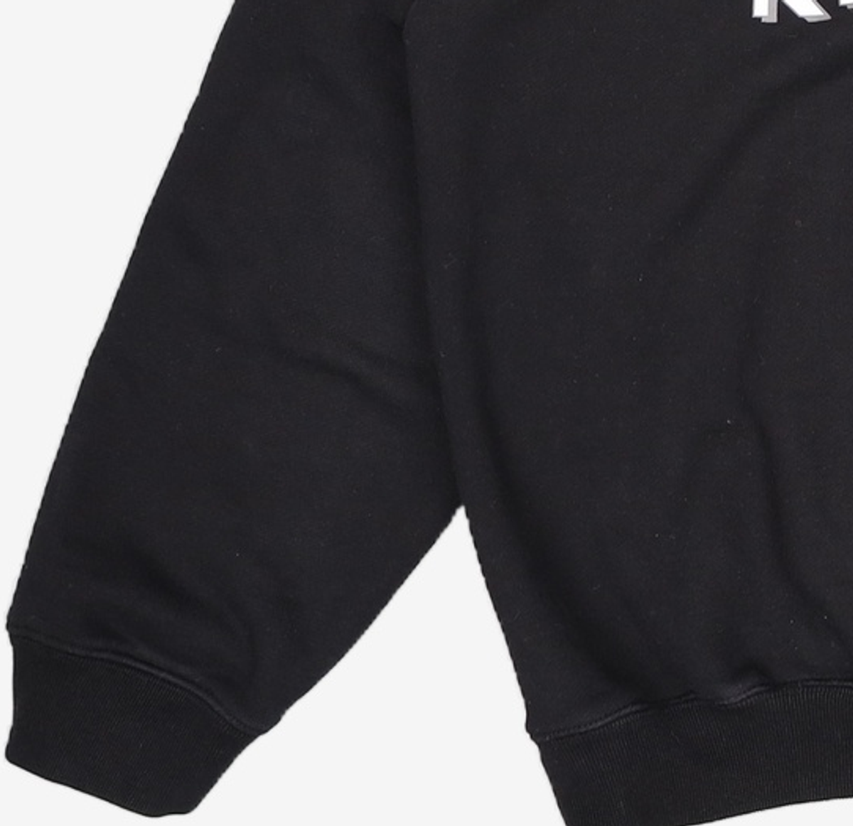 노매뉴얼(NOMANUAL) DOODLE LOGO HOODIE - BLACK M