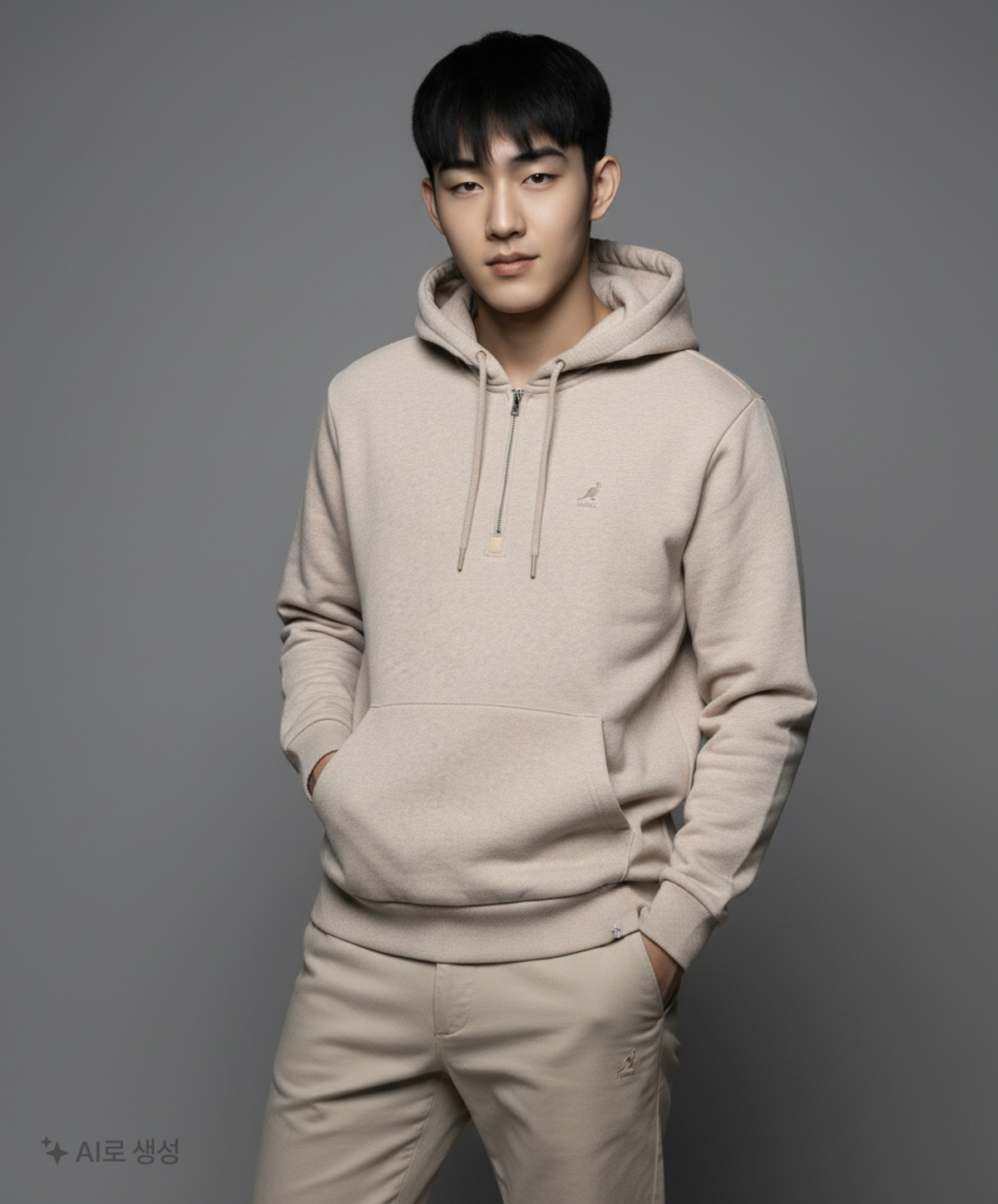 캉골(KANGOL) 후드 집업 M