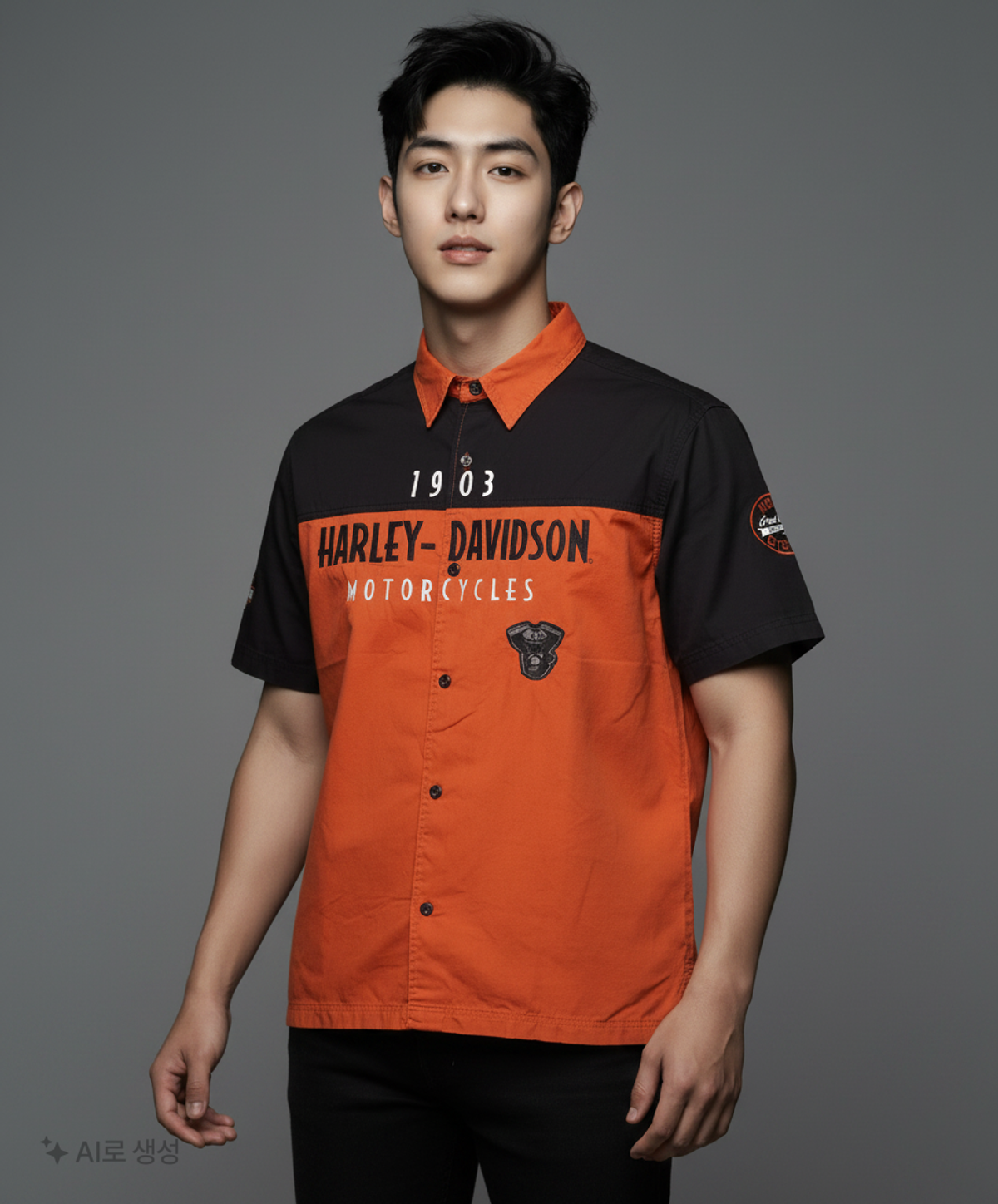 할리데이비슨(HARLEY-DAVIDSON) 캐주얼 셔츠 L
