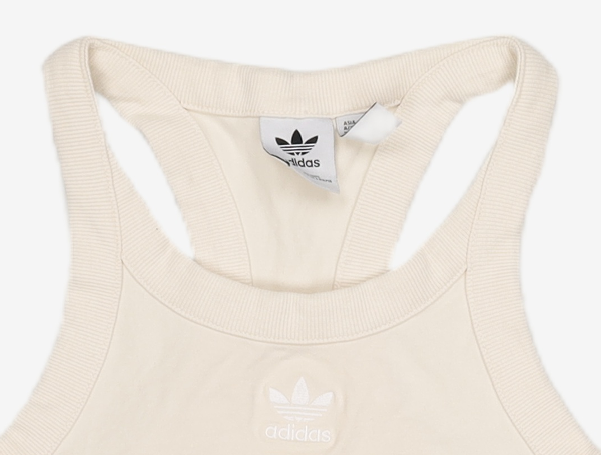 아디다스(ADIDAS) 3S 숏 탱크탑 - 크림 / IC6062 XS