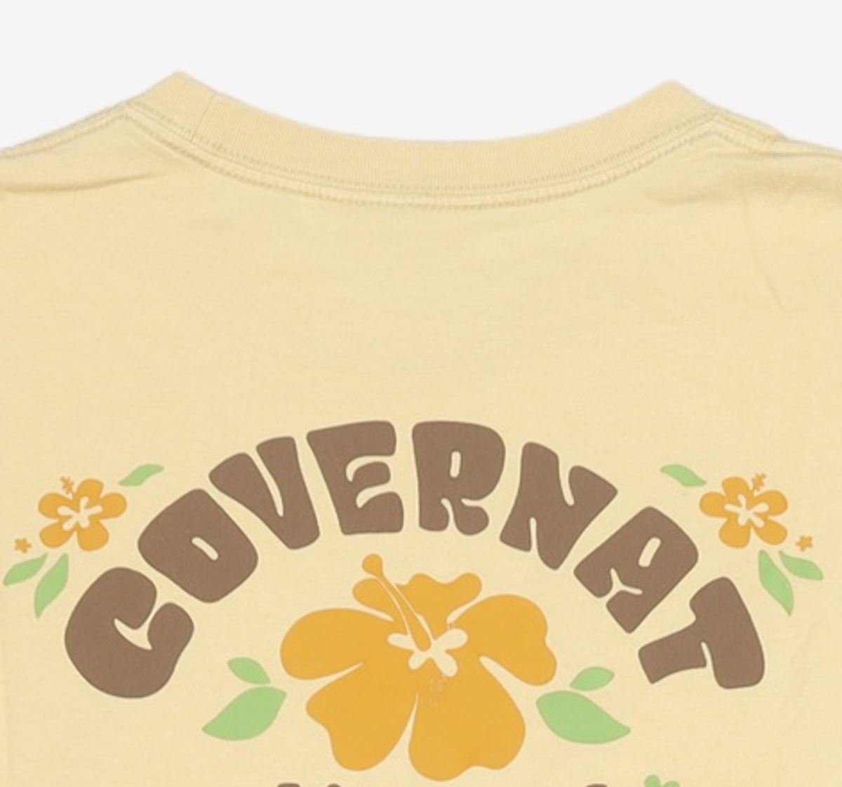 커버낫(COVERNAT) 트로피칼 티셔츠 에크루 L
