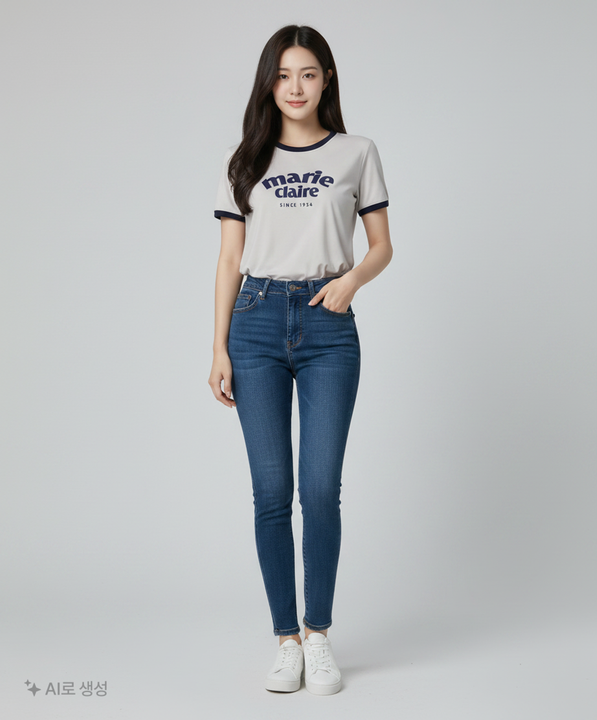 마리끌레르(MARIE CLAIRE) 반소매 티셔츠 40