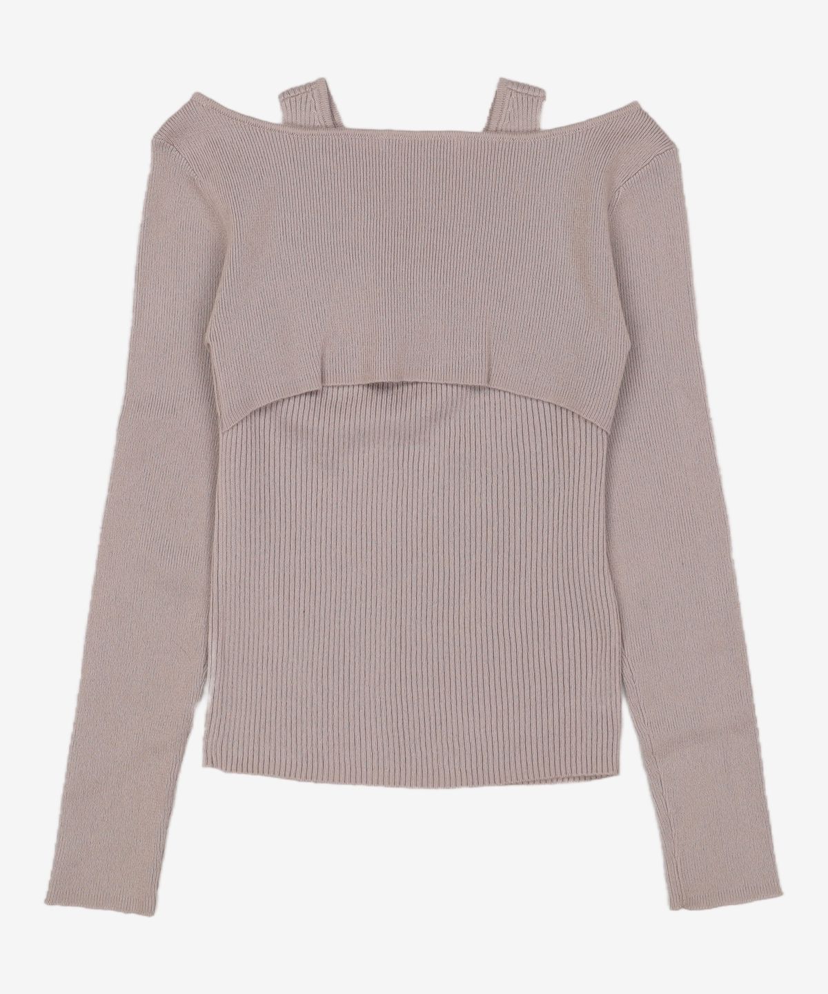 미쏘(MIXXO) 나시 레이어드 볼레로 풀오버_MIWKAG324T S
