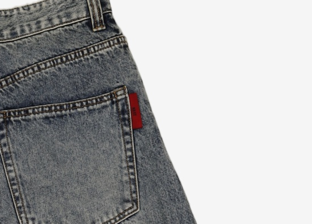 기철(KICHUL) BALLOON FIT DENIM PANTS (BROWN TIN WASHED) S