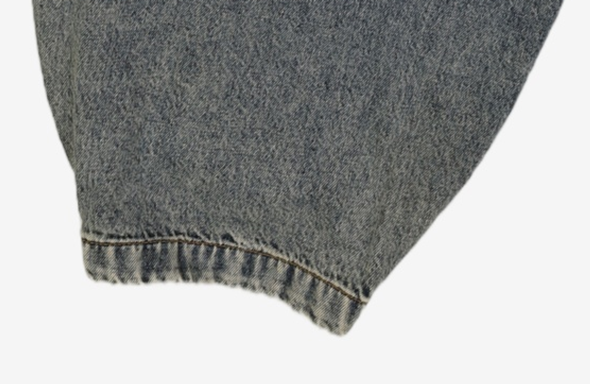 기철(KICHUL) BALLOON FIT DENIM PANTS (BROWN TIN WASHED) S