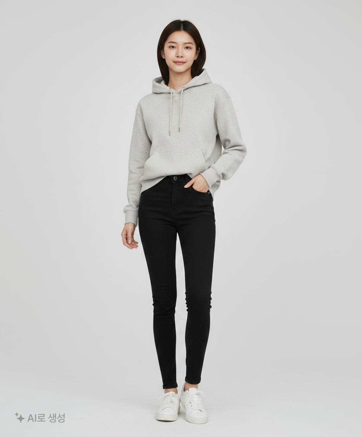 스파오(SPAO) 후드 티셔츠 S