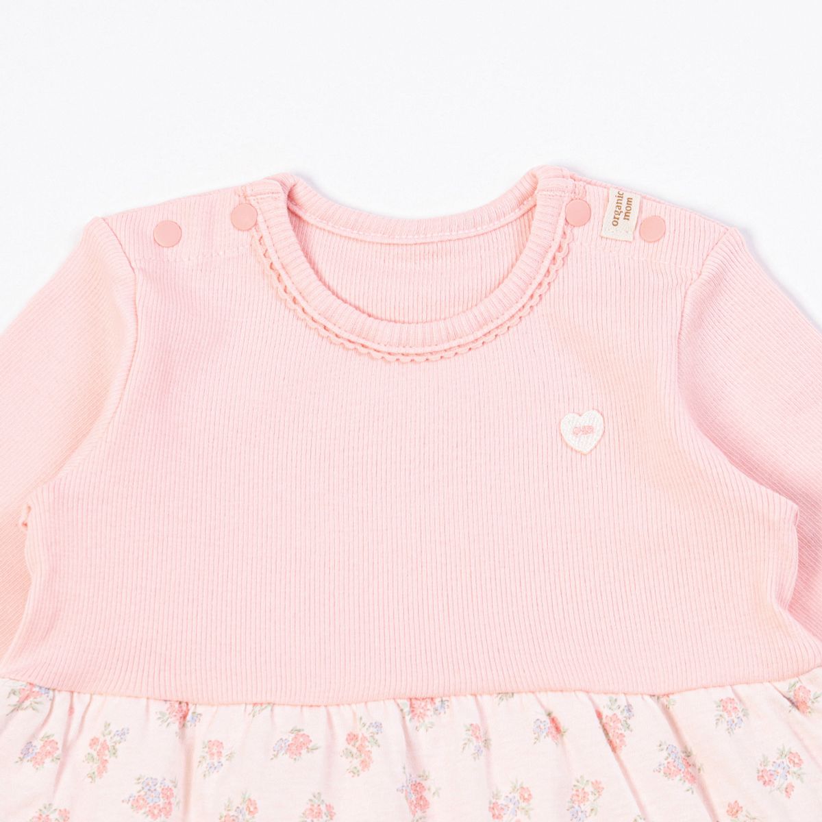 오가닉맘(ORGANICMOM) 뉴슈플라워긴소바디수트 MLFLQS05