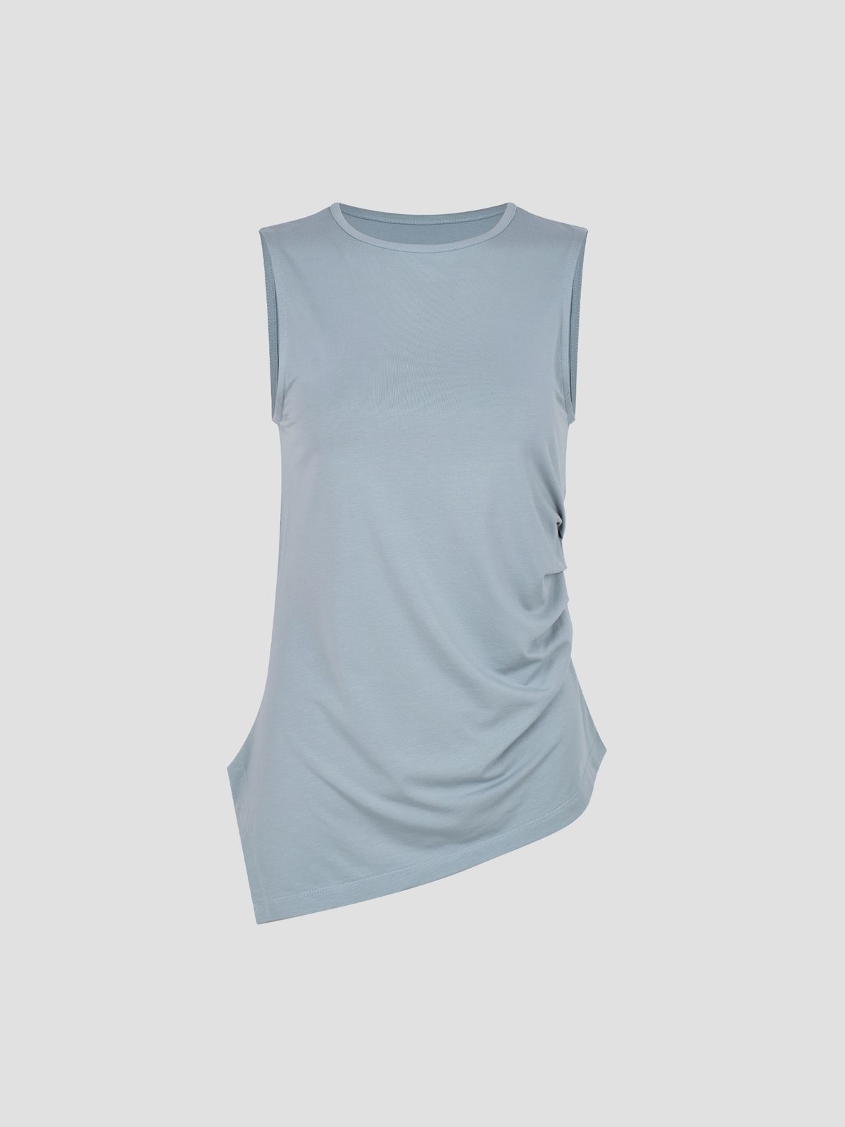 콘치웨어(CONCHWEAR) 언발 셔링 슬리브리스 (5colors)