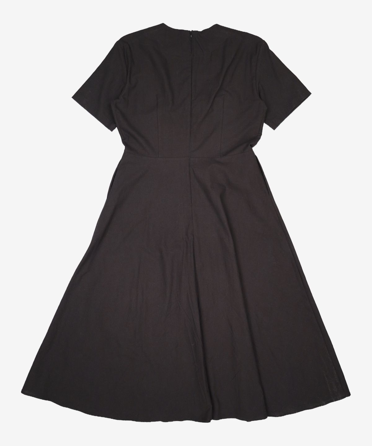 논로컬(NONLOCAL) Linen Flared Dress - Black L