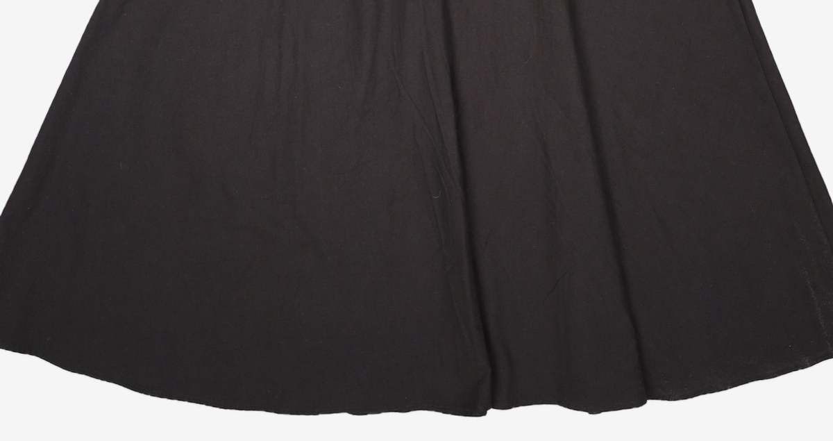 논로컬(NONLOCAL) Linen Flared Dress - Black L