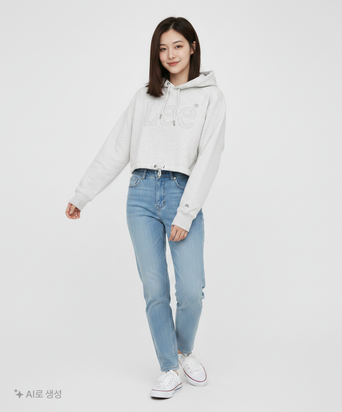 리(LEE) 후드 티셔츠 S