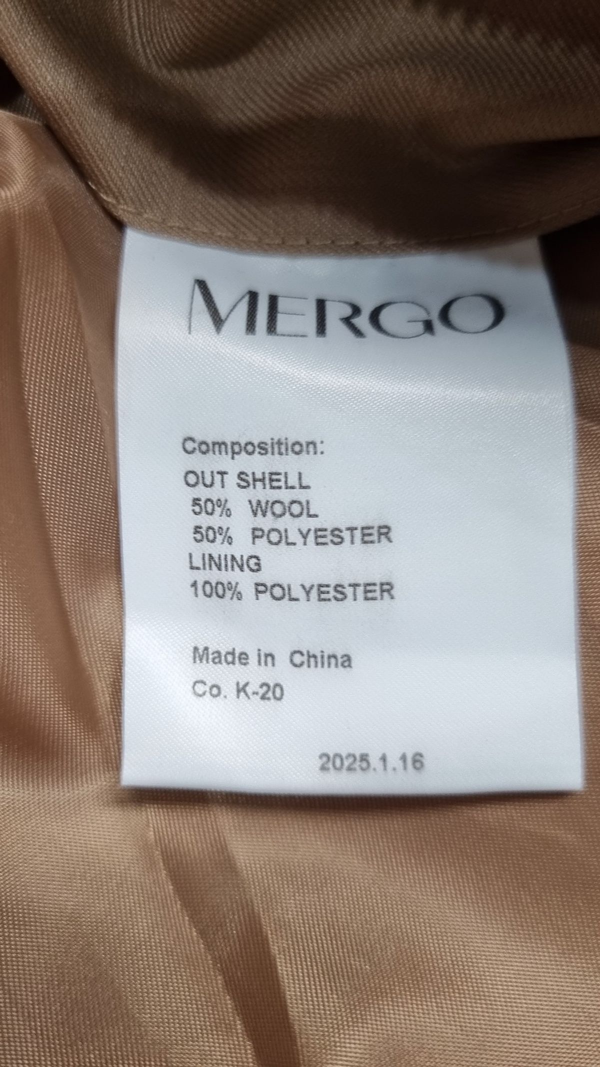 메르고(MERGO) 봄 가을 코트 XL