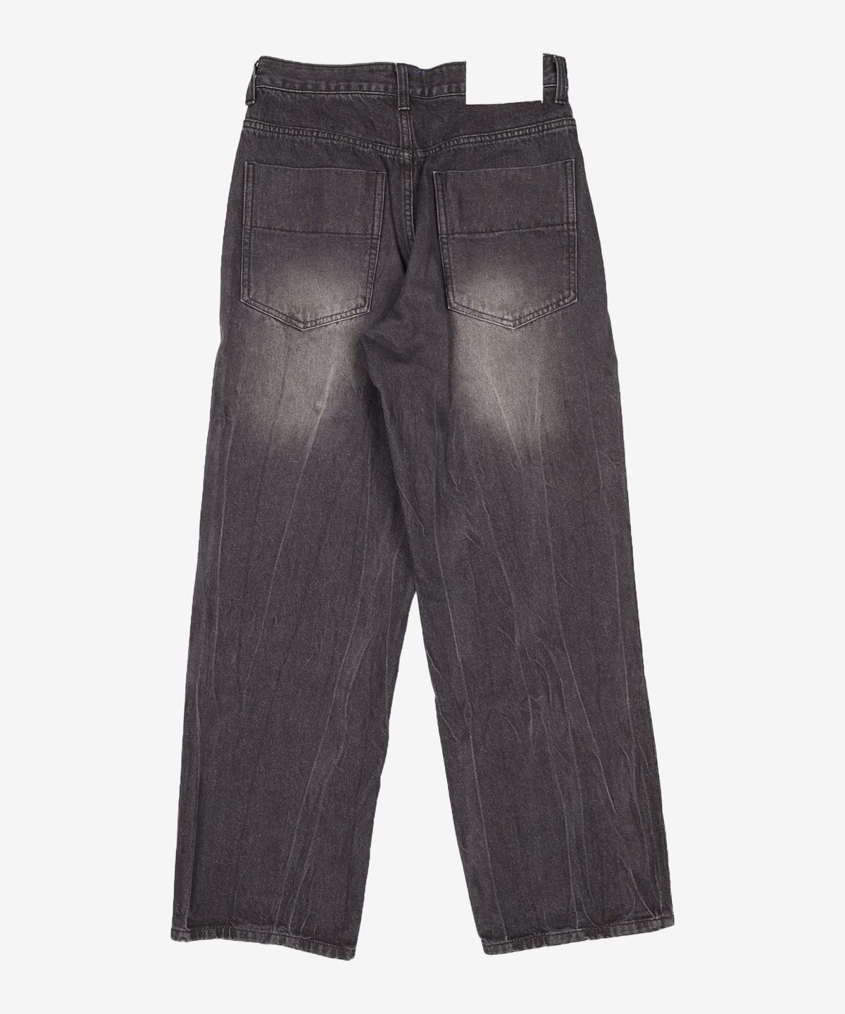 데케트(DECET) Mid Rise Wide Jeans DCPT027AshBlack 28