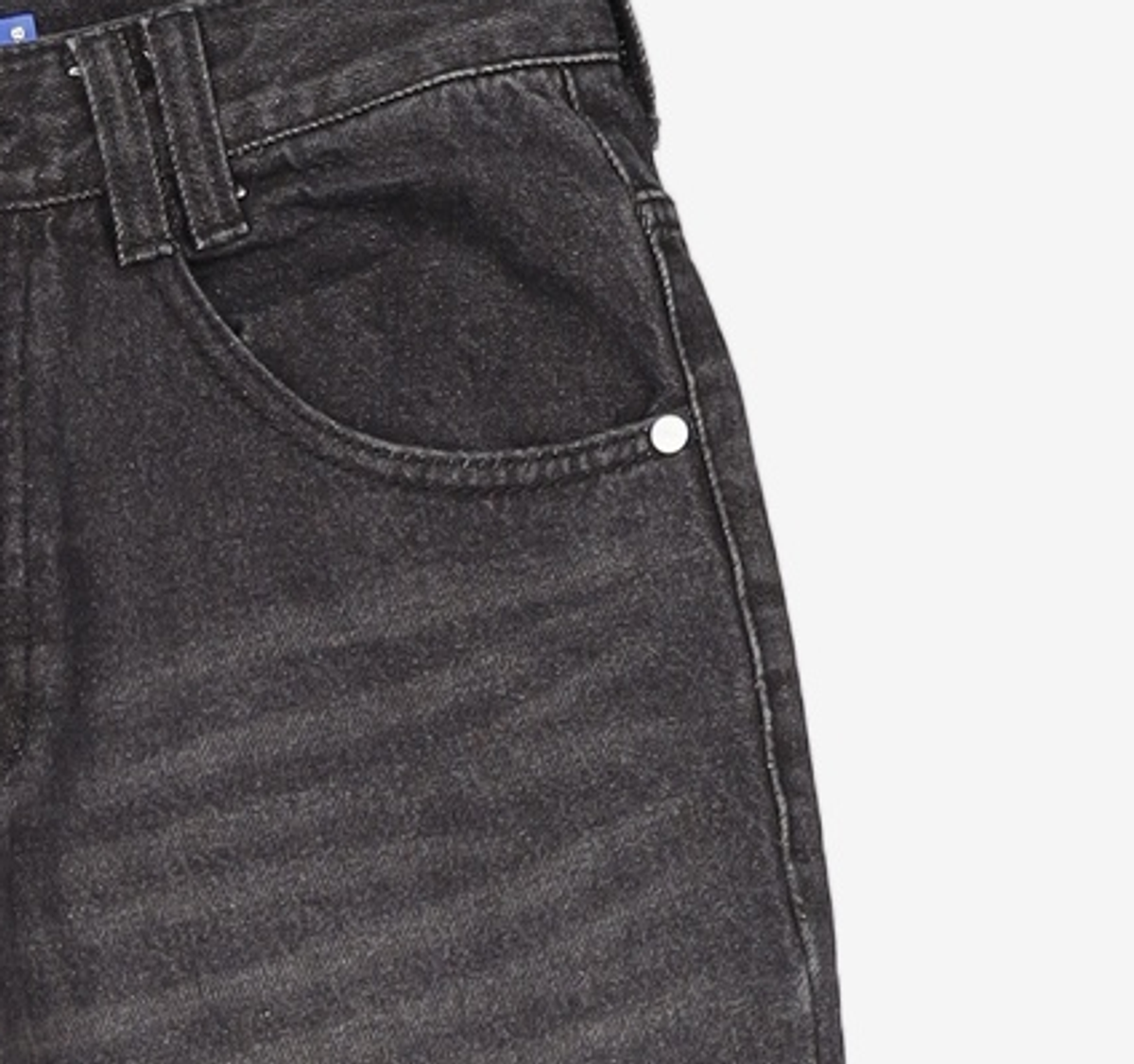 데케트(DECET) Mid Rise Wide Jeans DCPT027AshBlack 28