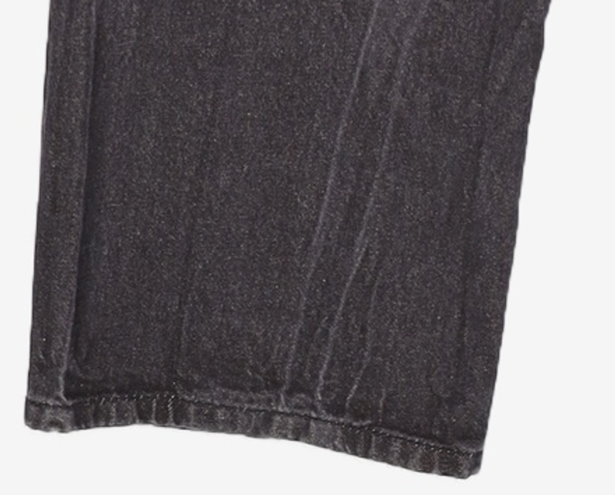 데케트(DECET) Mid Rise Wide Jeans DCPT027AshBlack 28