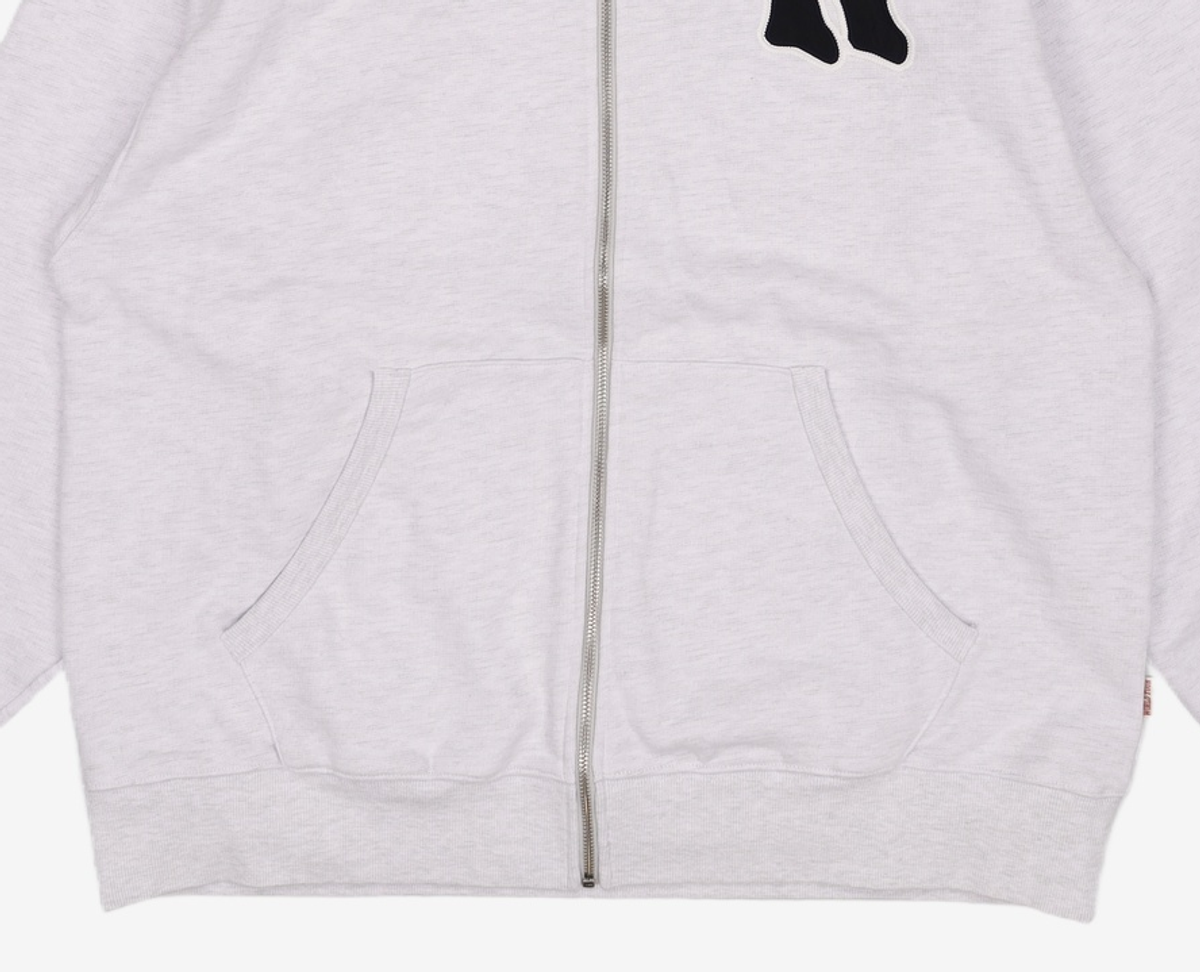 트루릴리젼(TRUERELIGION) R. POINT ZIP-UP HOODIE MELAGE GREY XL
