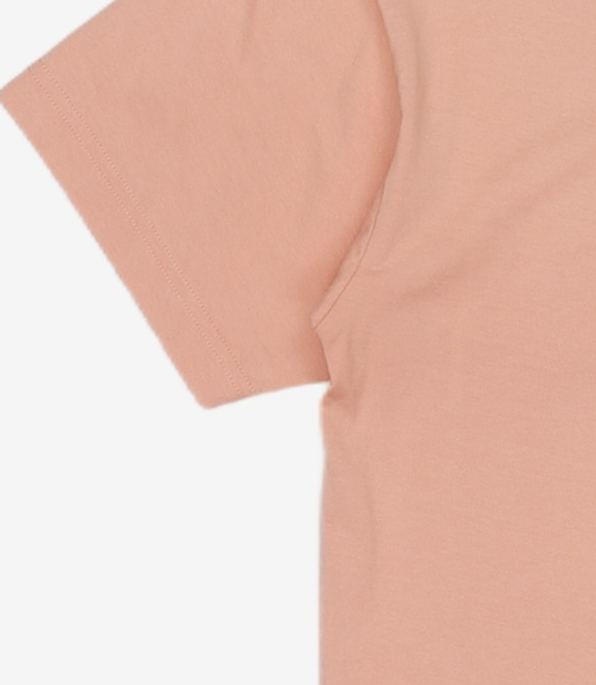 아크네 스튜디오(ACNE STUDIOS) 공용 페이스 패치 반소매 티셔츠 - 파우더 핑크 / 25E173AD5 XS