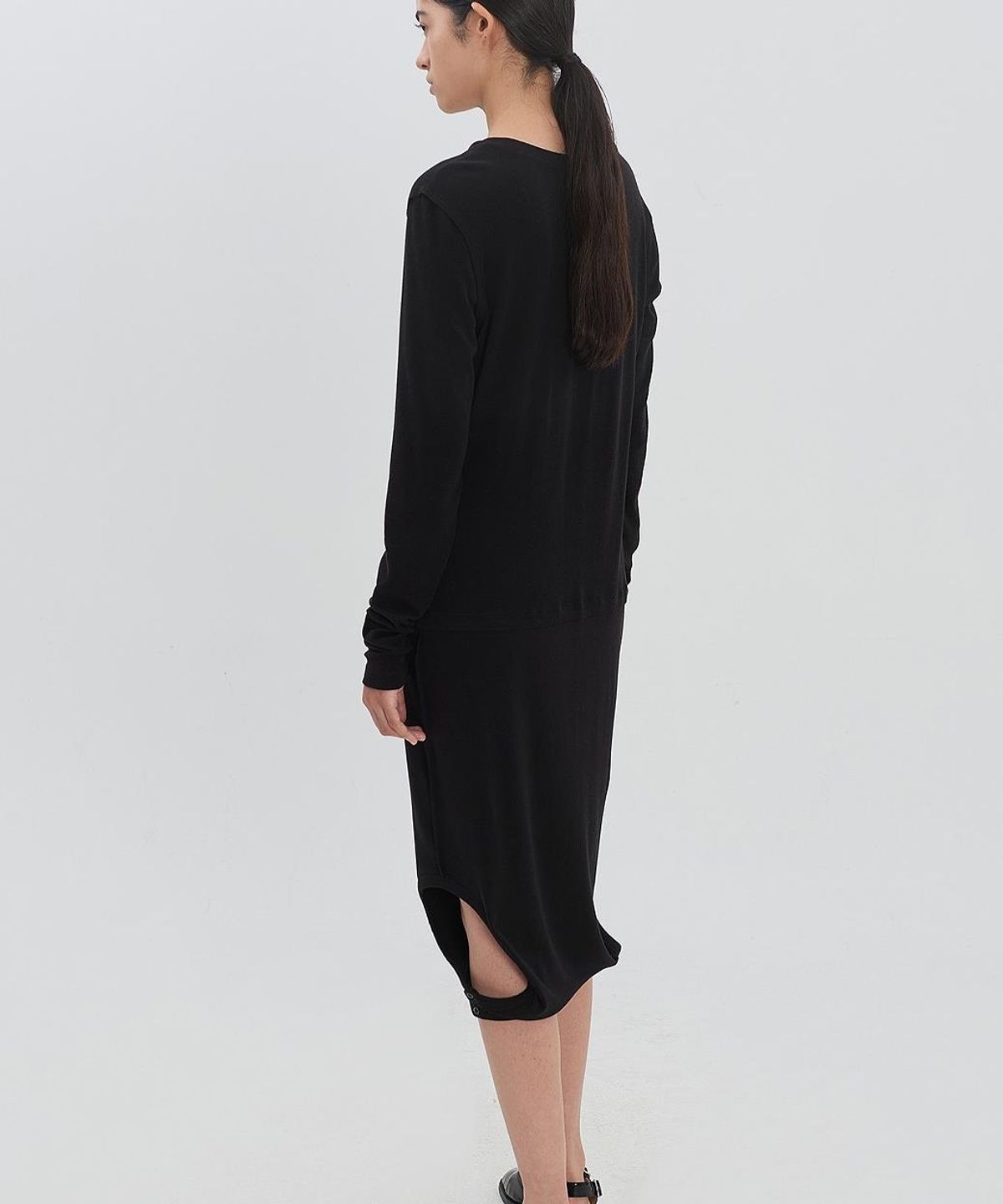 래코드(RECODE) Overlapped Layered Top RJTAM26597BKX