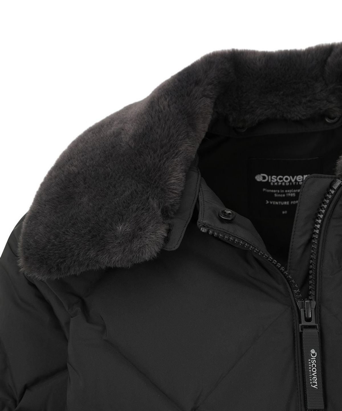 디스커버리 익스페디션(DISCOVERY EXPEDITION) 여성 멜로즈 튜브 다운 경량패딩 (BLACK)
