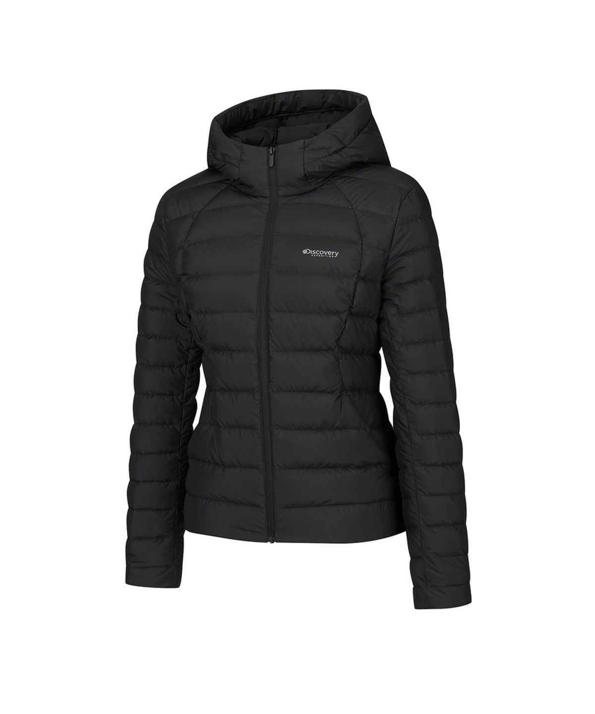 디스커버리 익스페디션(DISCOVERY EXPEDITION) 여성 애슬레져 슬림 다운 경량패딩 (BLACK)