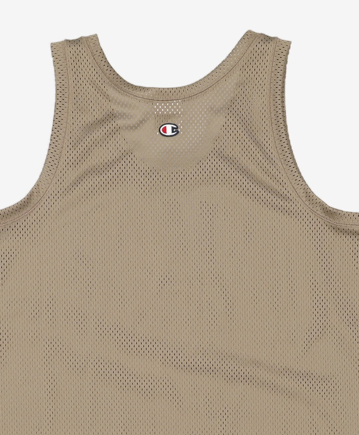 챔피온(CHAMPION) 여성 러버프린트 메쉬 슬리브리스 탑 Normal Sepia M