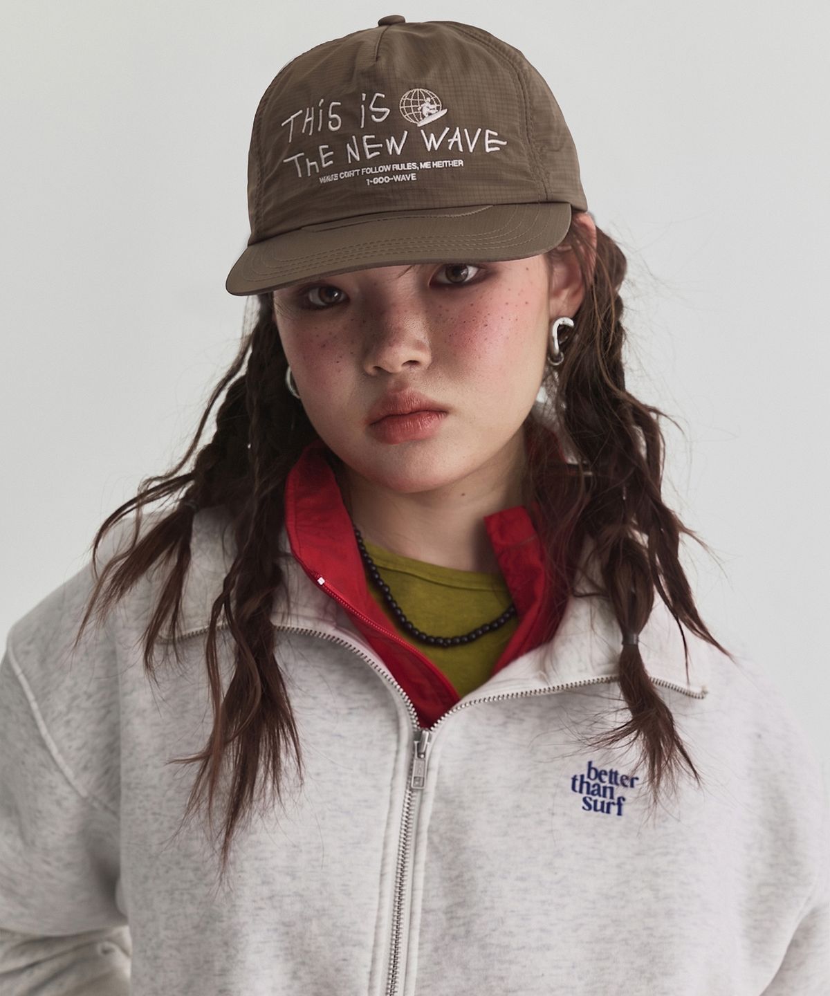 배러댄서프(BETTER THAN SURF) NEW WAVE CAP - BROWN