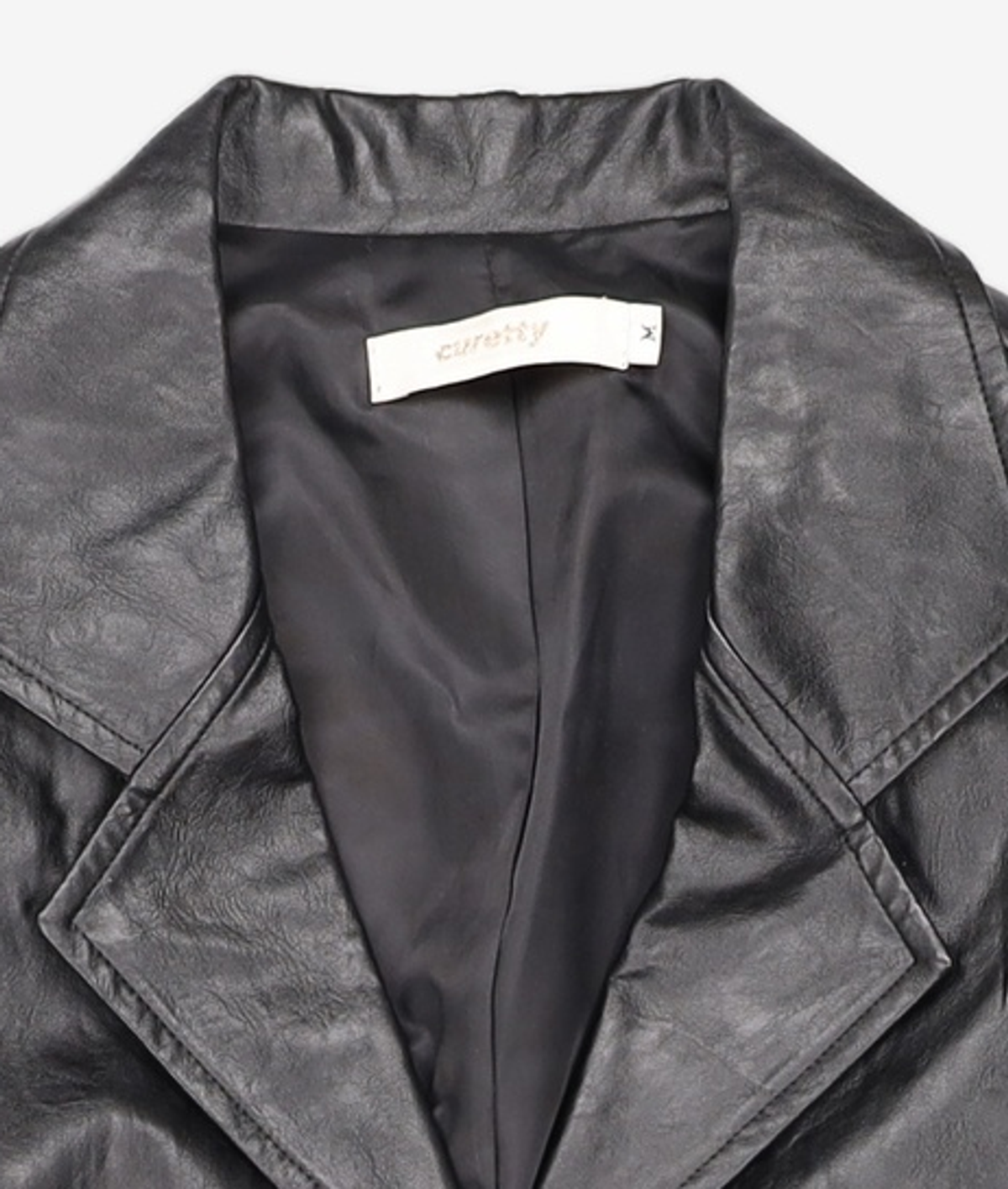 큐리티(CURETTY) C LEATHER PRINCESS LINE JACKET_BLACK M