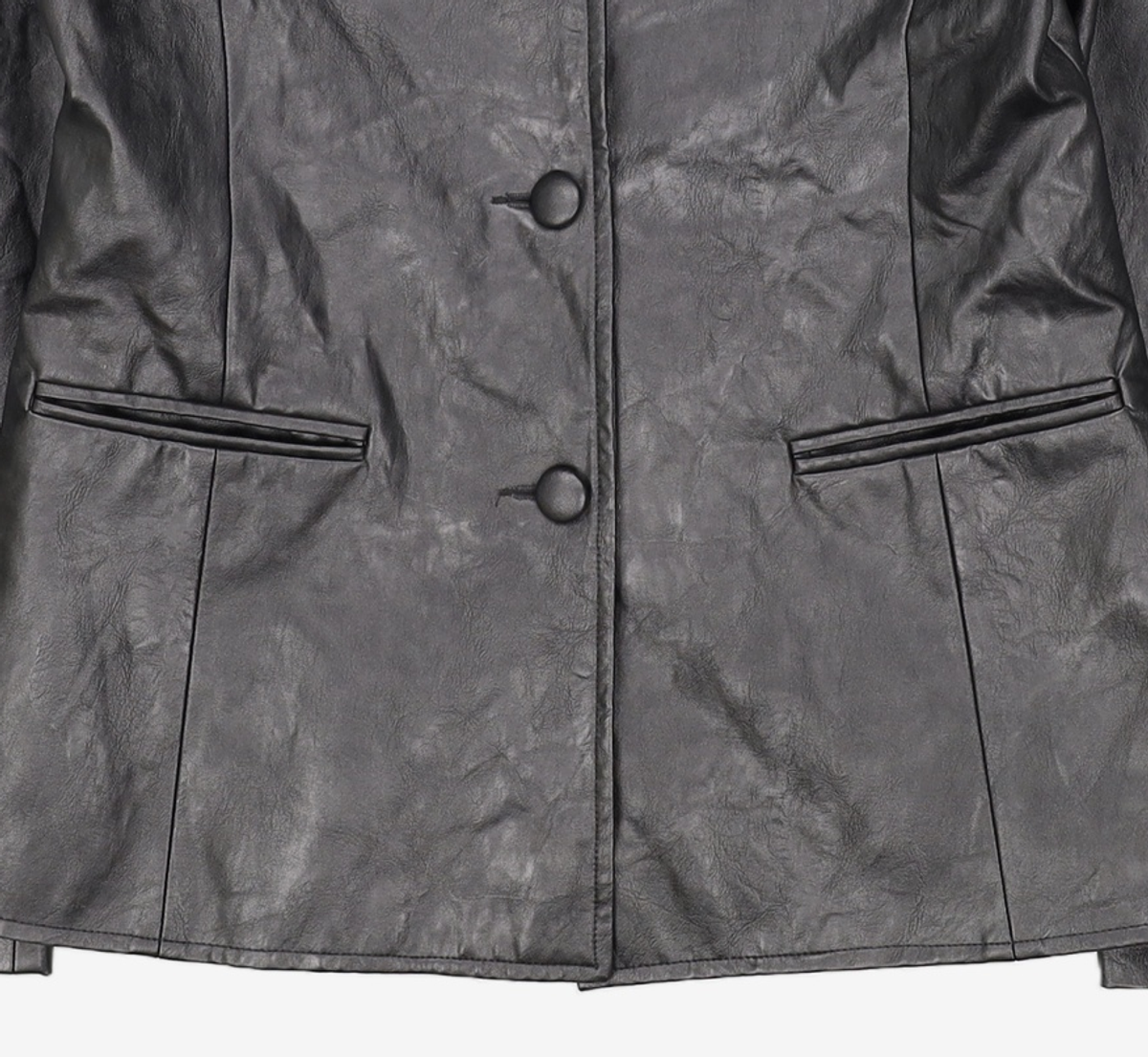 큐리티(CURETTY) C LEATHER PRINCESS LINE JACKET_BLACK M