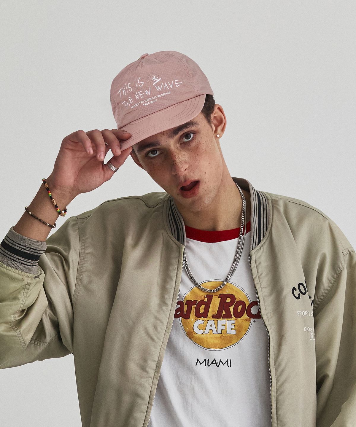 배러댄서프(BETTER THAN SURF) NEW WAVE CAP - PINK