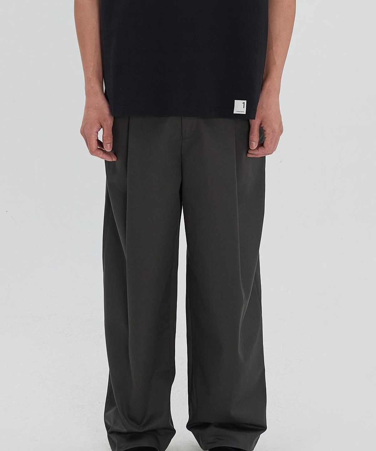 래코드(RECODE) Raw-Edged Pants RJPAM26694GYX