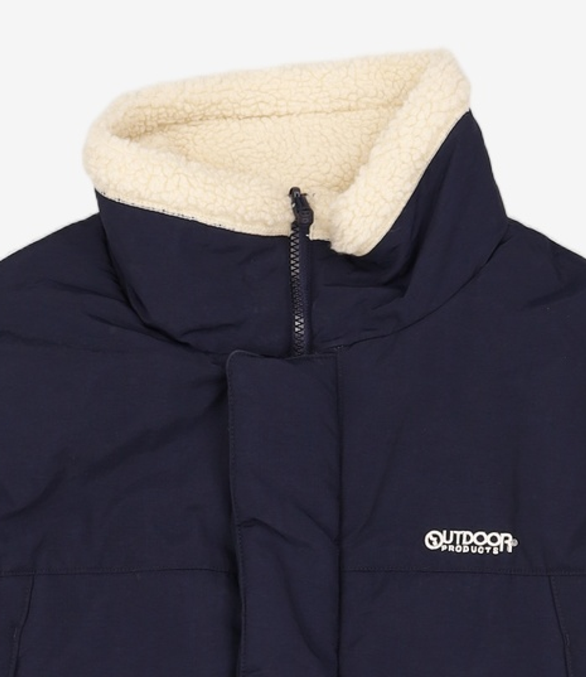 아웃도어 프로덕츠(OUTDOOR PRODUCTS) 리버서블 쉐르파 롱 짚업 점퍼REVERSIBLE LONG SHERPA JP L