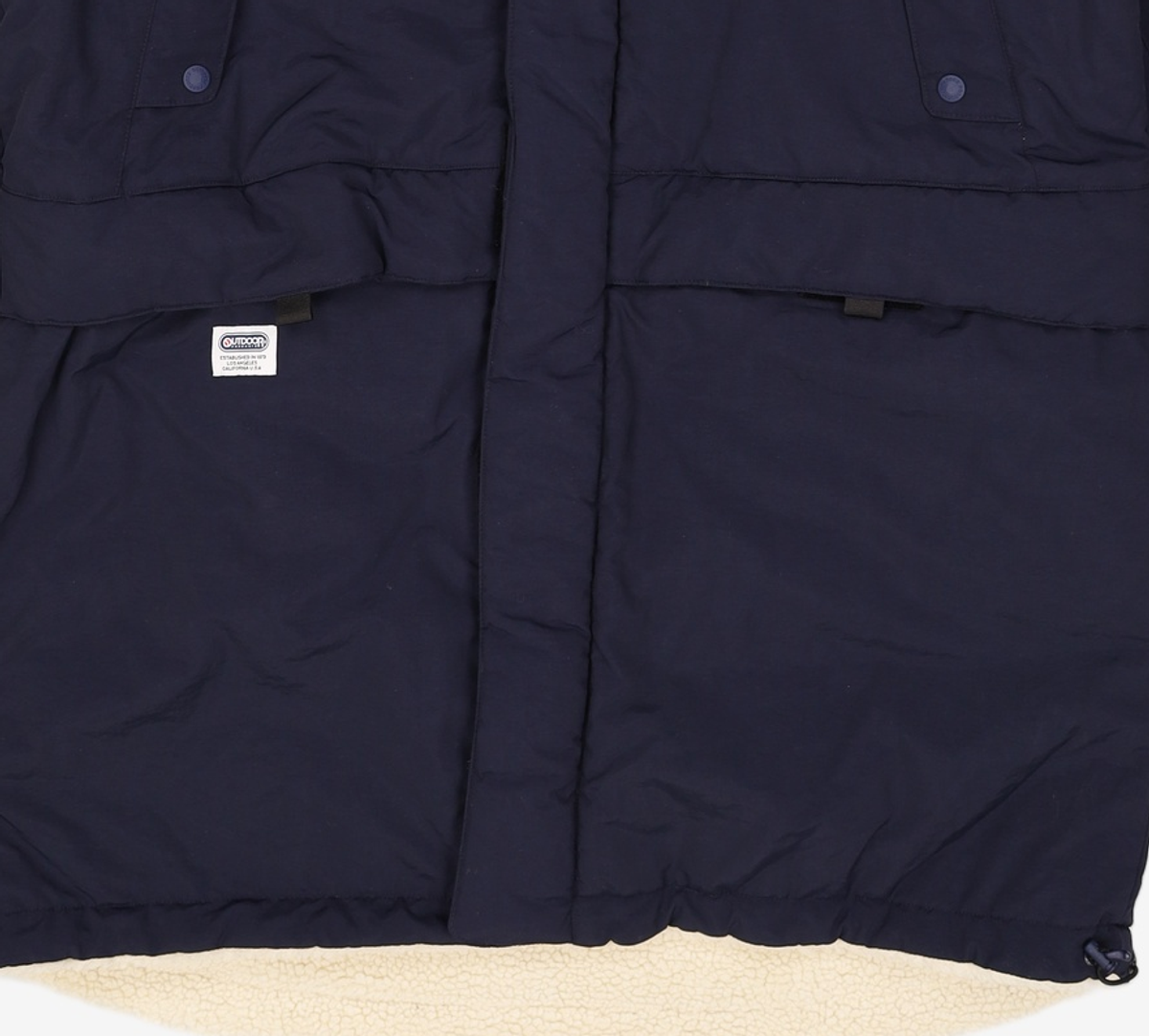아웃도어 프로덕츠(OUTDOOR PRODUCTS) 리버서블 쉐르파 롱 짚업 점퍼REVERSIBLE LONG SHERPA JP L