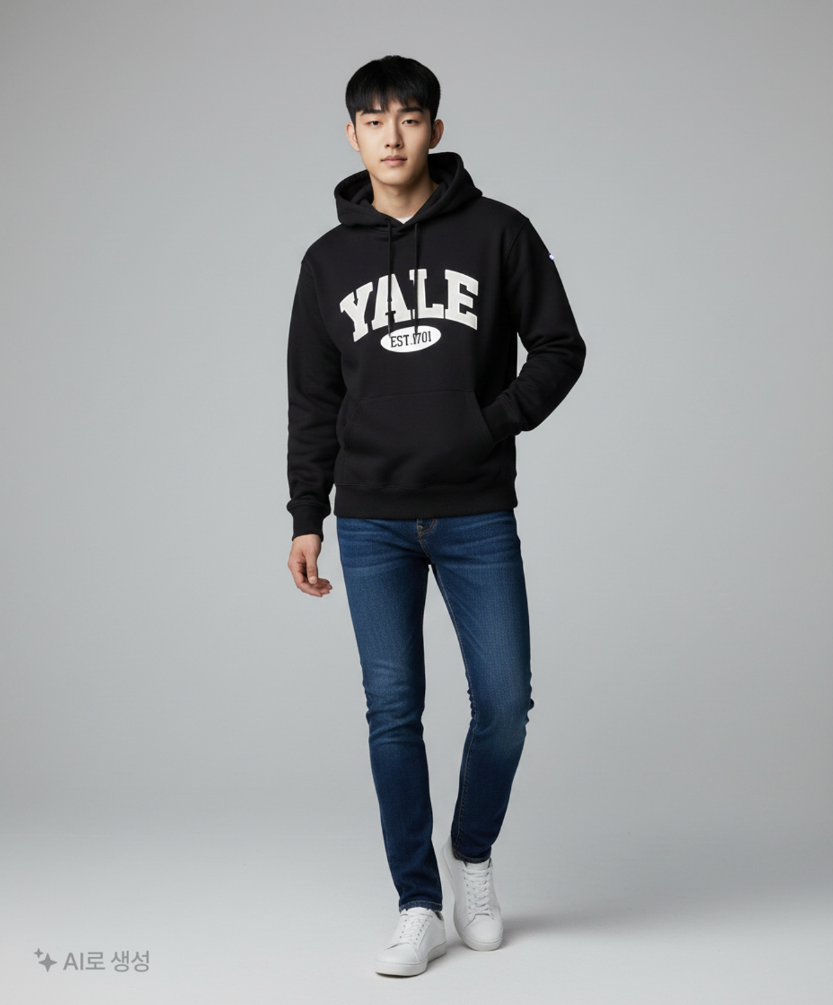 예일(YALE) 후드 티셔츠 XXL