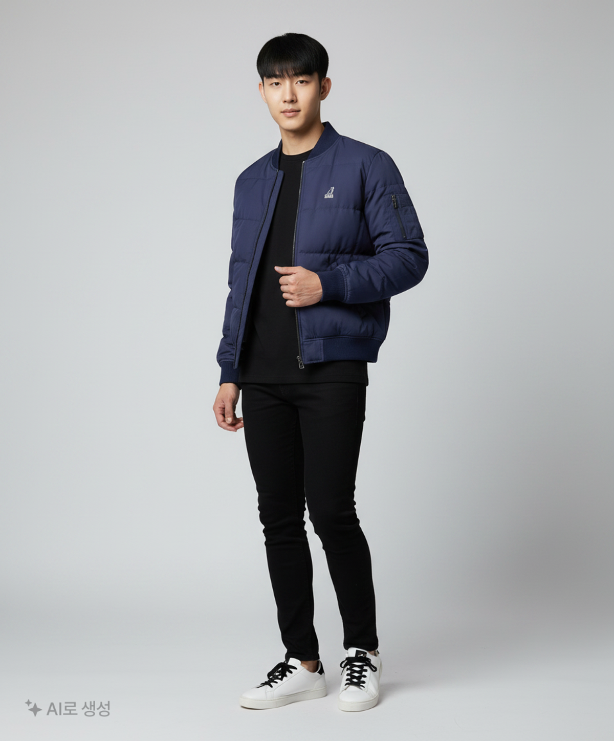 캉골(KANGOL) 숏 패딩/숏 헤비 아우터 M
