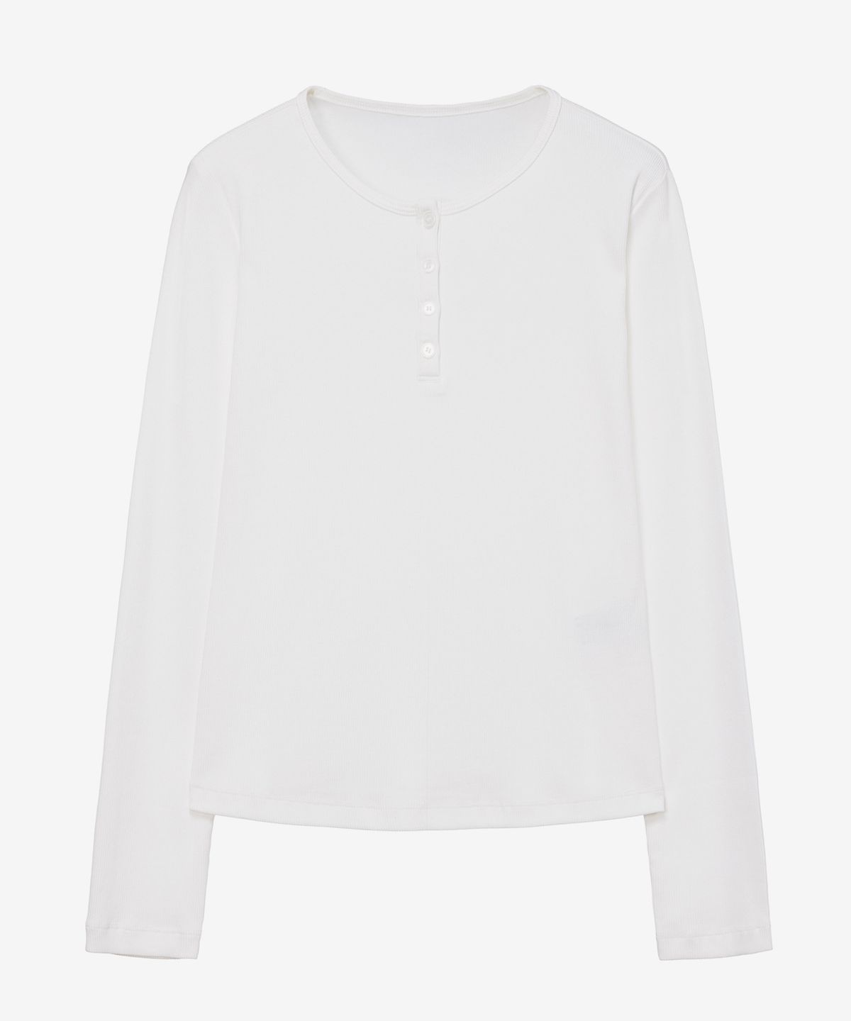마인드브릿지 우먼(MIND BRIDGE WOMEN) [ON][W]골지 헨리넥 데일리 긴팔 티셔츠 - 4color