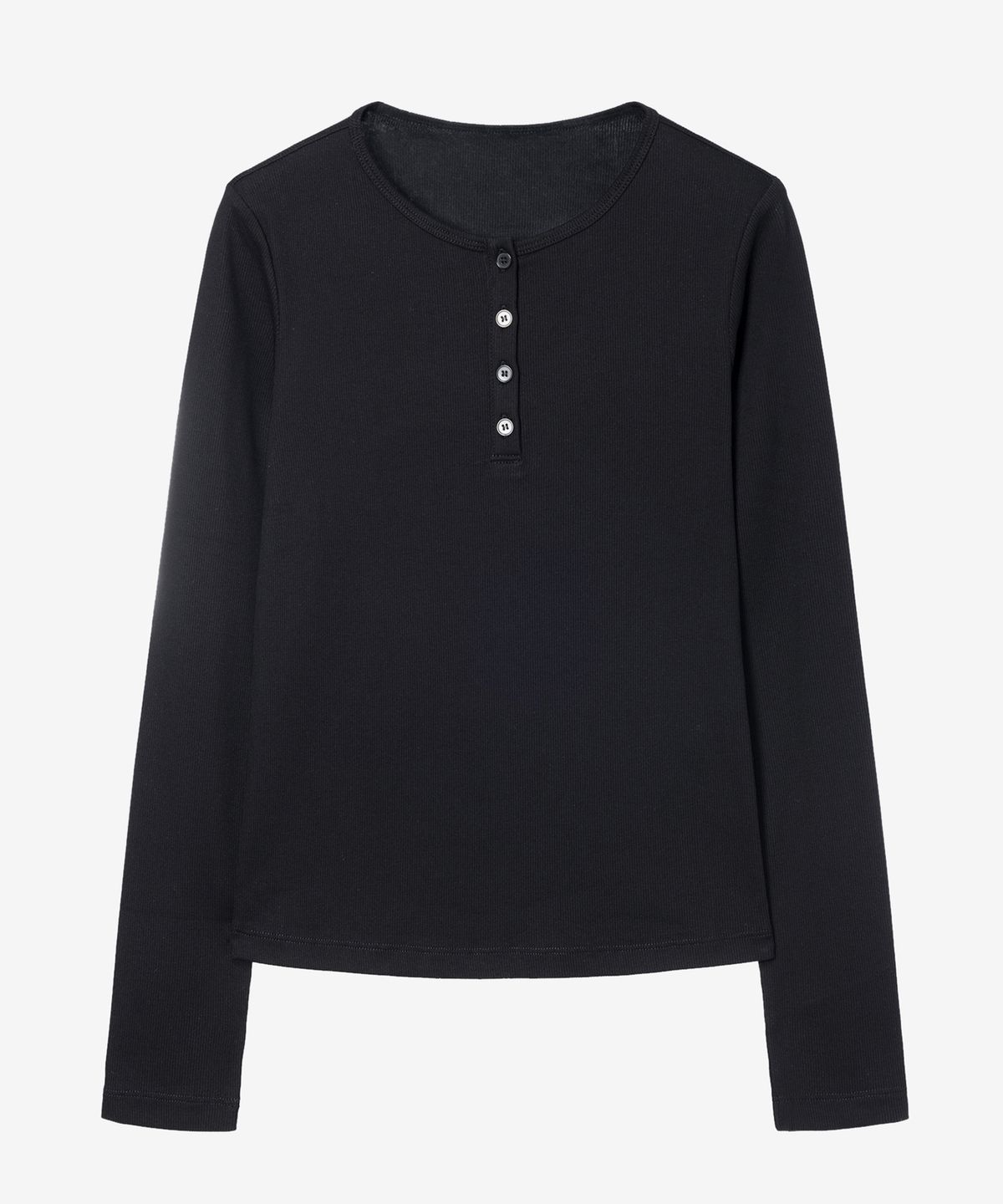 마인드브릿지 우먼(MIND BRIDGE WOMEN) [ON][W]골지 헨리넥 데일리 긴팔 티셔츠 - 4color