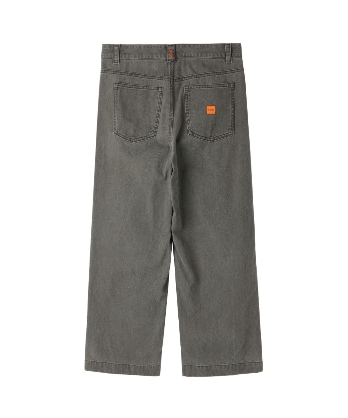 브롬톤 런던(BROMPTON LONDON) TWO TUCK DENIM TROUSERS - KHAKI (P263MDP461)