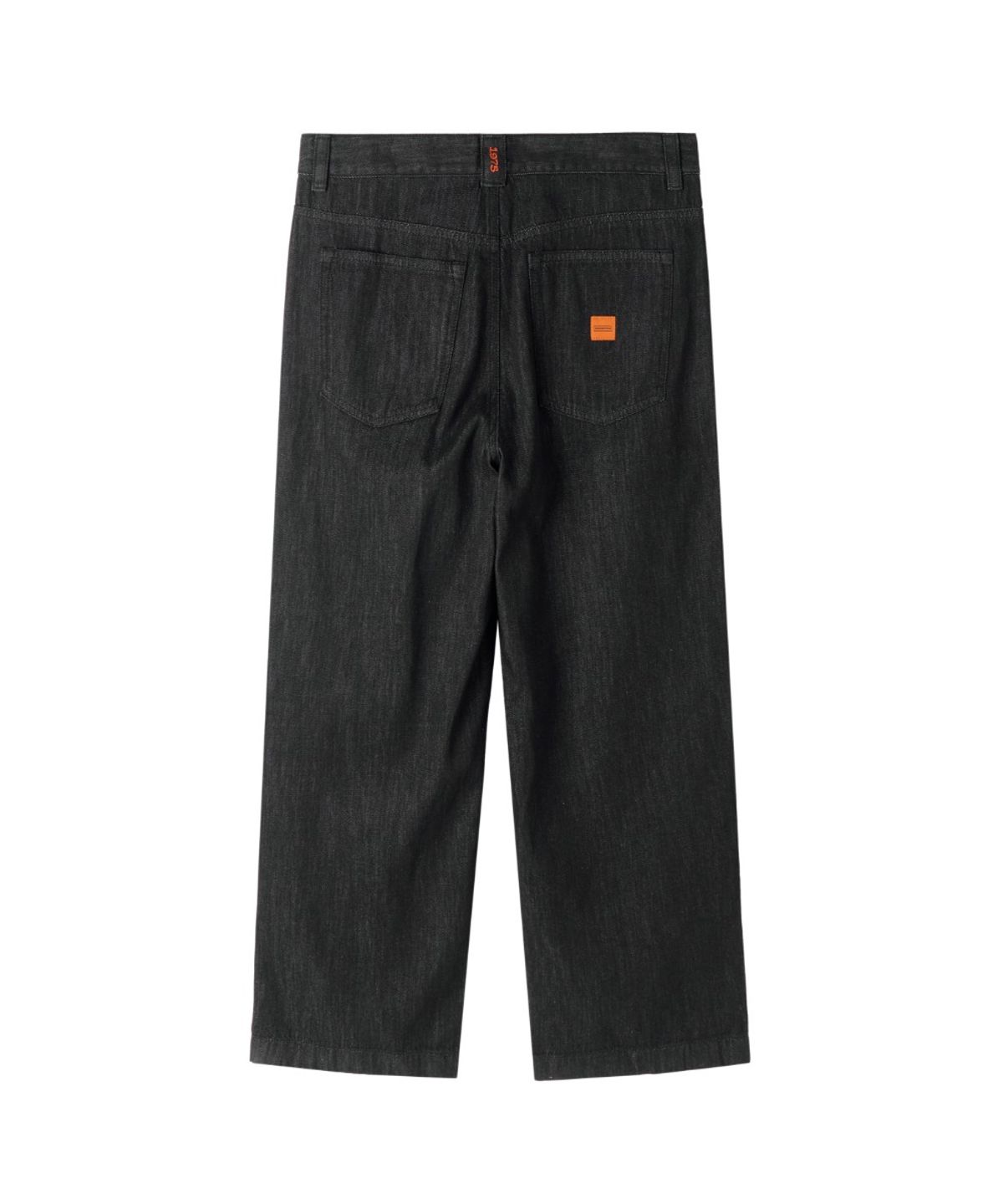 브롬톤 런던(BROMPTON LONDON) TWO TUCK DENIM TROUSERS - BLACK (P263MDP461)