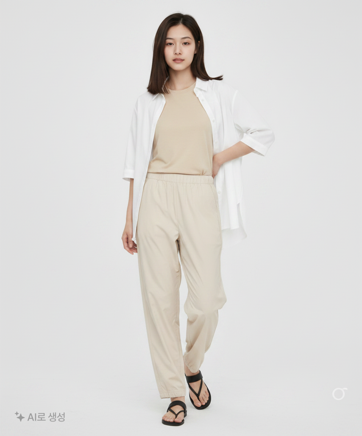 무인양품(MUJI) 코튼 팬츠 M